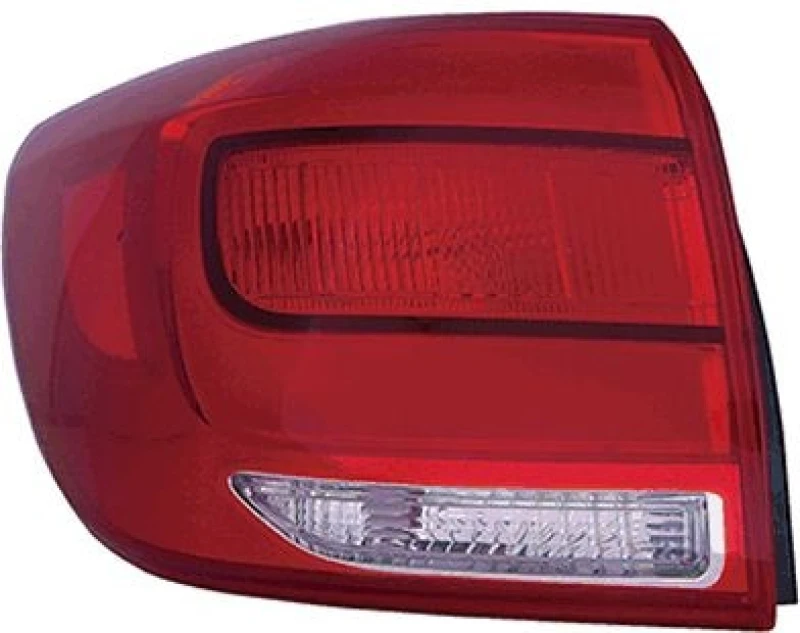 Image of VAN WEZEL 8383935 Rear light Outer section, without bulb holder, Left Combination Rearlight (391)