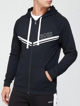 Image of Hugo Boss Authentic Zip Through Hoodie Black Size XL Men