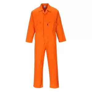 image of Portwest Liverpool Zip Coverall Orange 2XL 31"