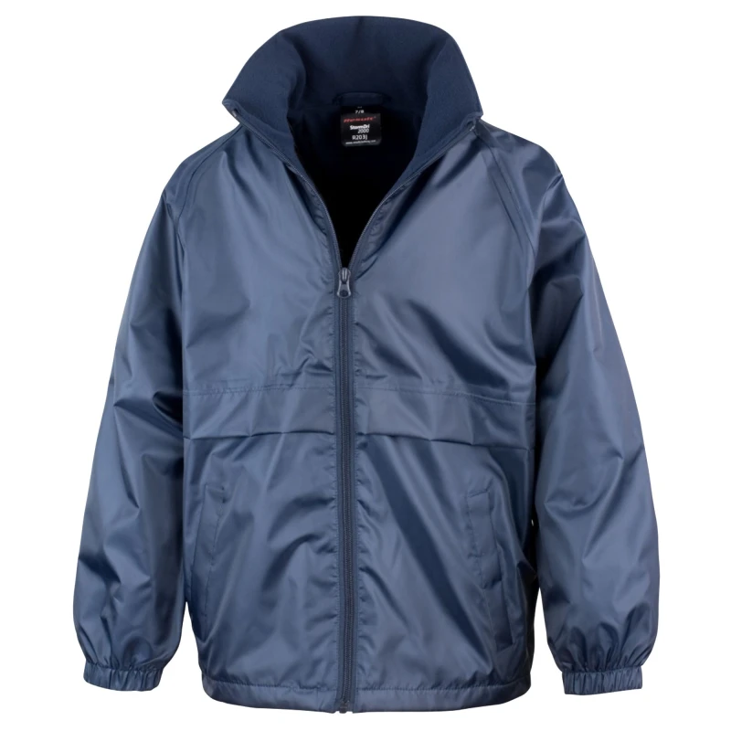 Image of Result Core Youth DWL Jacket in Navy Size: 11-12 Years Navy Unisex 11-12 Years