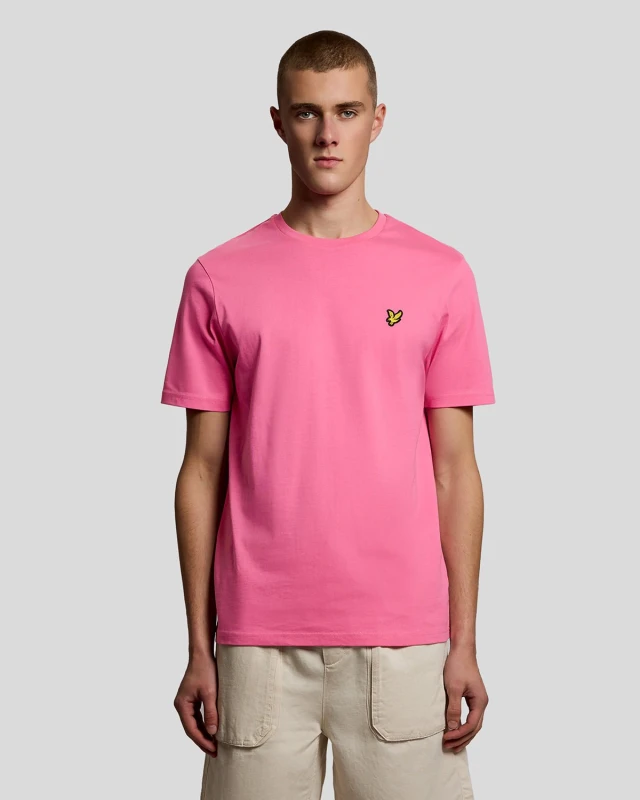 Image of Lyle & Scott T-Shirt Lyle & Scott Plain Rose Male S