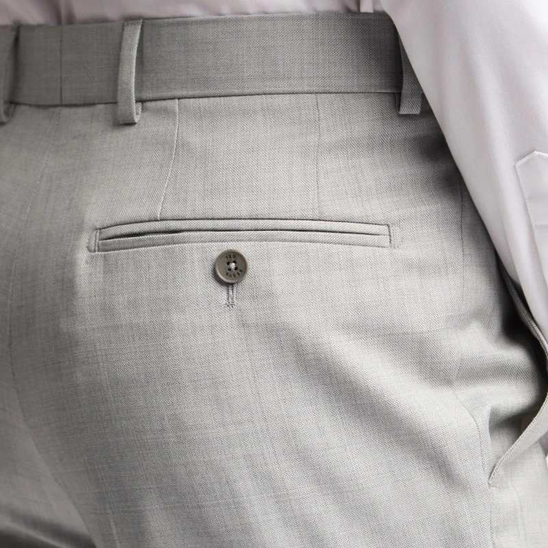 Image of Ted Baker Lowry Grey Slim Trouser Light Grey male 30W R