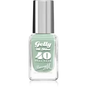 image of "Barry M Gelly Hi Shine "40" 1982 - 2022 Nail Polish Shade Eucalyptus 10 ml"