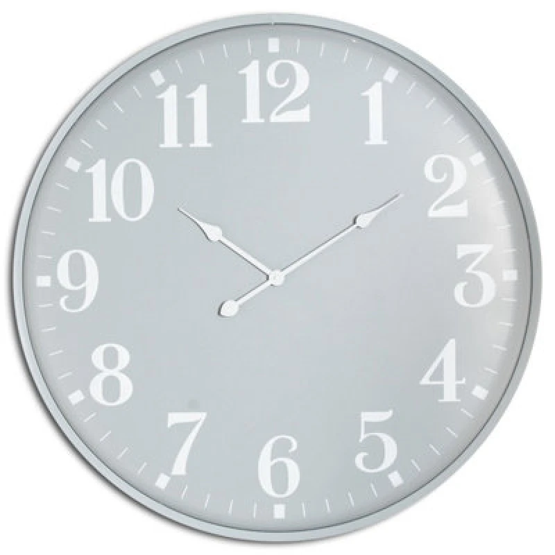 Image of Love Lace Ashmount Large Wall Clock Grey