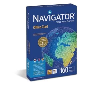 Navigator Office Premium Card High Quality 160gsm A4 Bright White Ref NOC1600001 250 Sheets