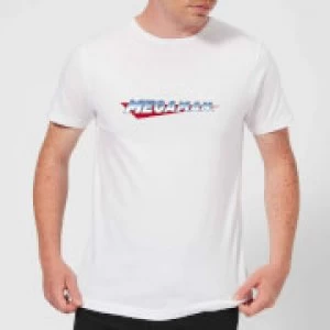 Image of Mega Man Logo Mens T-Shirt - White - 5XL