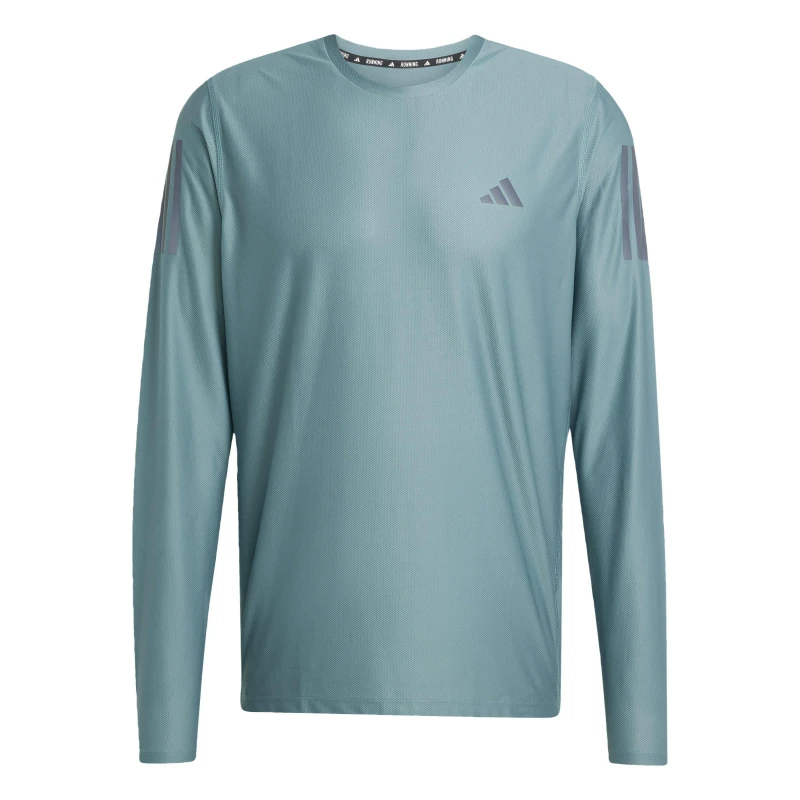 Image of Long Sleeve Jersey adidas Own the Run Vert Male M