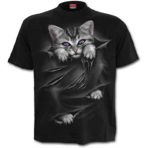 Image of Bright Eyes (Front Print) Mens Large T-Shirt - Black