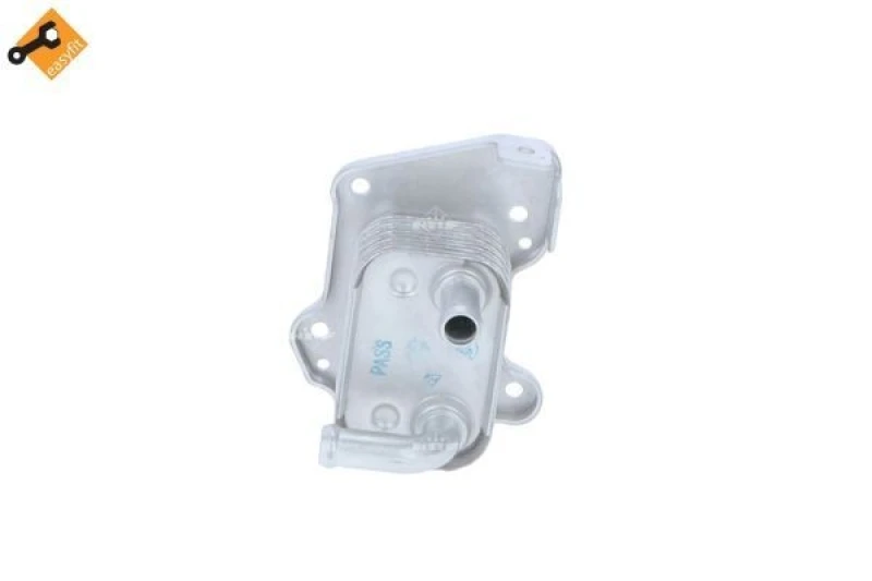 Image of NRF 31753 Oil Cooler EASY FIT with gaskets/seals Aluminium Oil Cooler,engine oil (469)