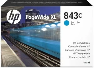 Image of HP 843C Cyan Ink Cartridge