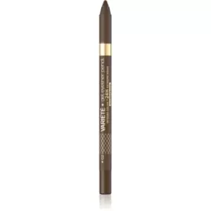 Eveline Cosmetics Variete Waterproof Gel Eyeliner Shade 02 Brown 1 pc