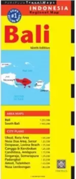 Image of Bali Travel Map Ninth Edition