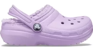 image of Crocs Toddler Classic Lined Clogs Kids Orchid C4