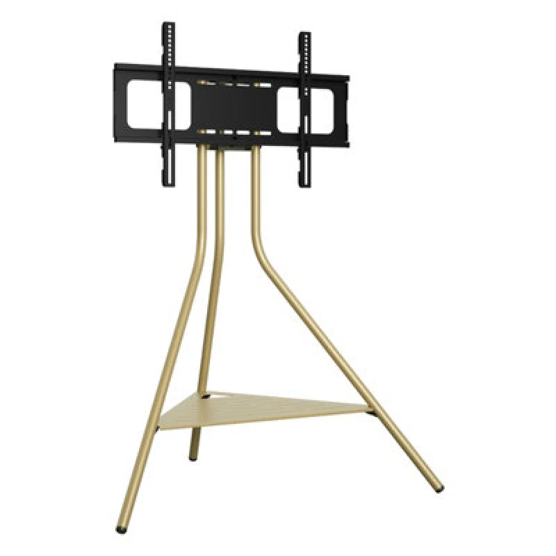 Image of Avf Tiga Freestanding Metal TV Tripod, For Tvs 32-65" - Gold