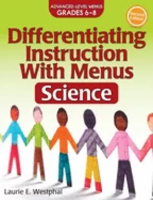 Image of differentiating instruction with menus science 2nd ed advanced level menus