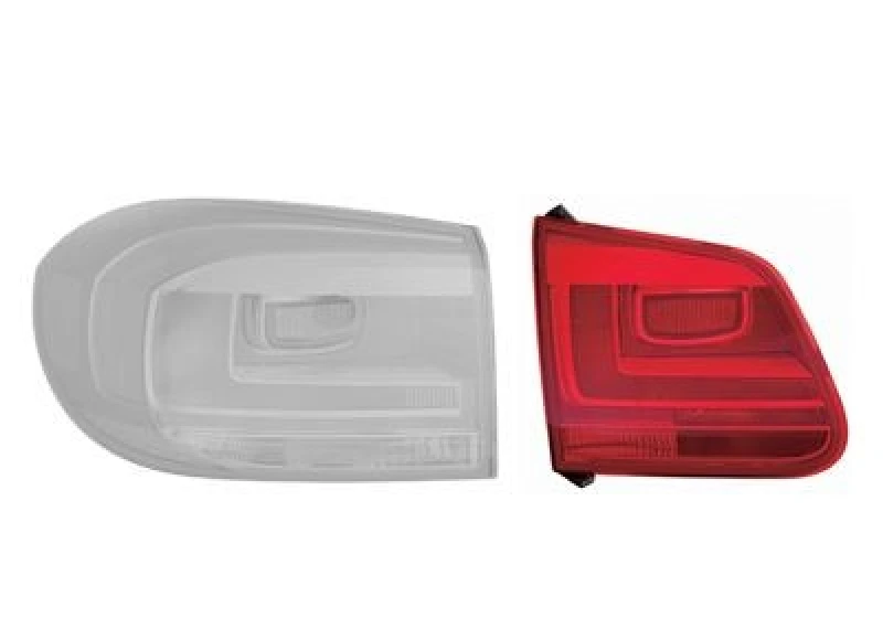Image of VAN WEZEL 5746933 Rear light Inner Section, without bulb holder, Left Combination Rearlight (391)