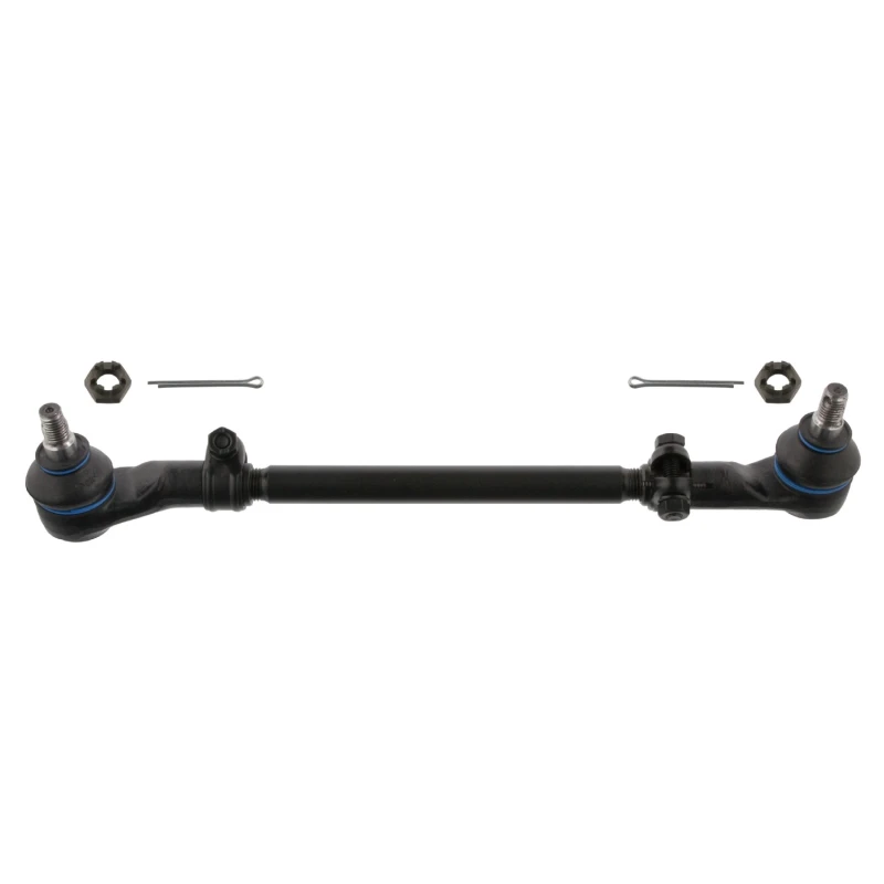 Image of FEBI BILSTEIN 02289 Tie Rod OE Turbo NEW, Front Axle Left, with crown nut Rod Assembly (284)