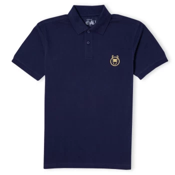 image of Marvel Loki Logo Unisex Polo - Navy - XXL