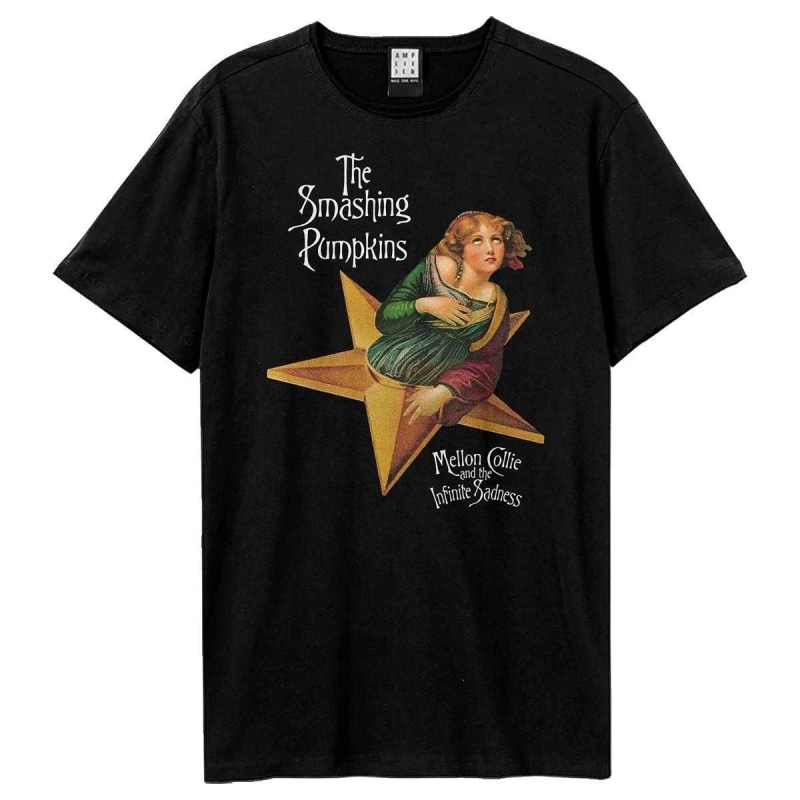 Image of Amplified Amplified Men Mellon Collie And The Infinite Sadness The Smashing Pumpkins T-Shirt in Black Size: X-Small Black XS Male 5063852065547