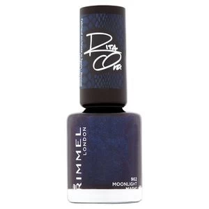 image of Rimmel 60 Secs Rita SOB Nail Polish 902 Black Blue