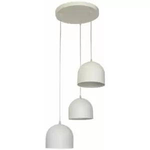 Helam Lighting - Helam Madison Cluster Pendant Ceiling Light White 35cm