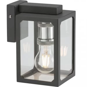 image of E27 Wall Lantern - Anthracite, 230V, IP23