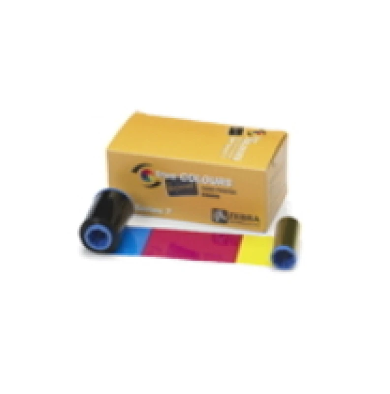 Image of Zebra 800300-550EM printer ribbon 300 pages Black. Cyan. Magenta. Yell