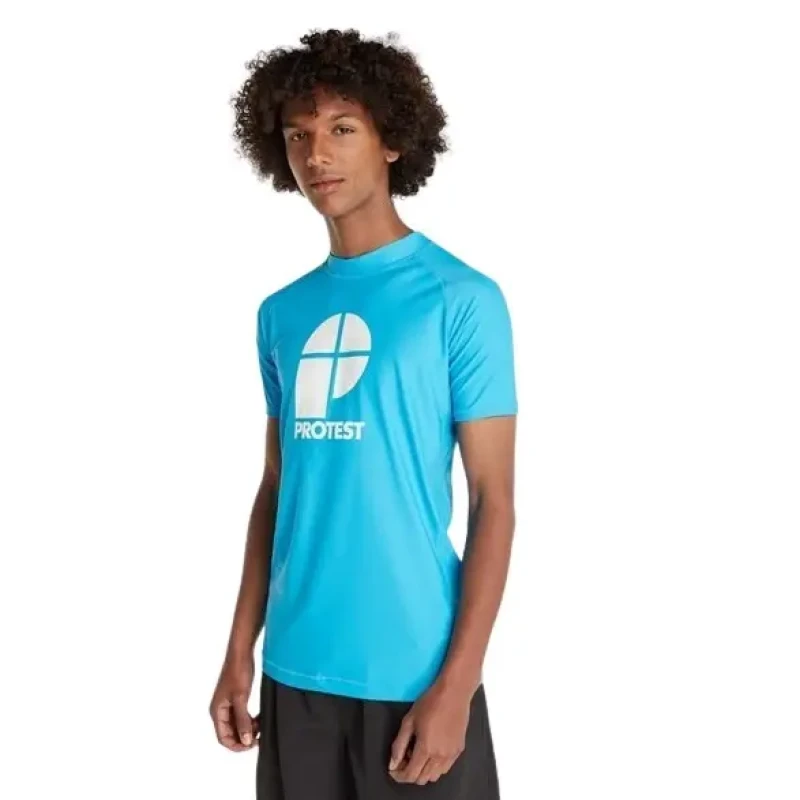 Image of Protest Surf T-Shirt Protest Prtcater Bleu Male L