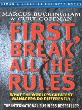 Image of First Break All the Rules by Marcus Buckingham Book