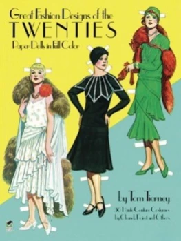 Image of Great Fashion Designs of the Twenties Paper Dolls in Full Colour by Tom Tierney Book