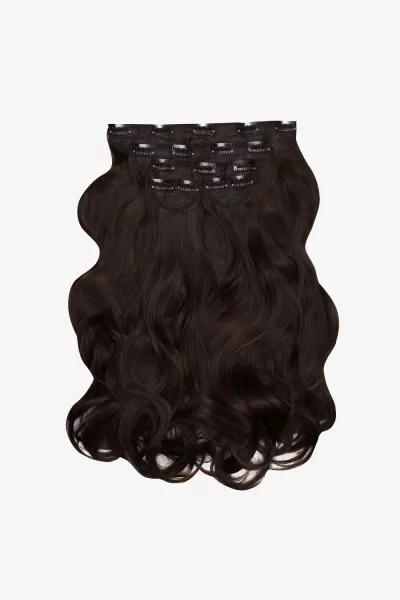 Image of Super Thick 22" 5 Piece Natural Wavy Clip In Extensions