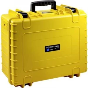 image of B & W Outdoor case outdoor.cases Typ 6000 32.6 l (W x H x D) 510 x 420 x 215mm Yellow 6000/Y/SI