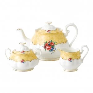 image of Royal Albert 1940 English Chintz 3 Piece Set