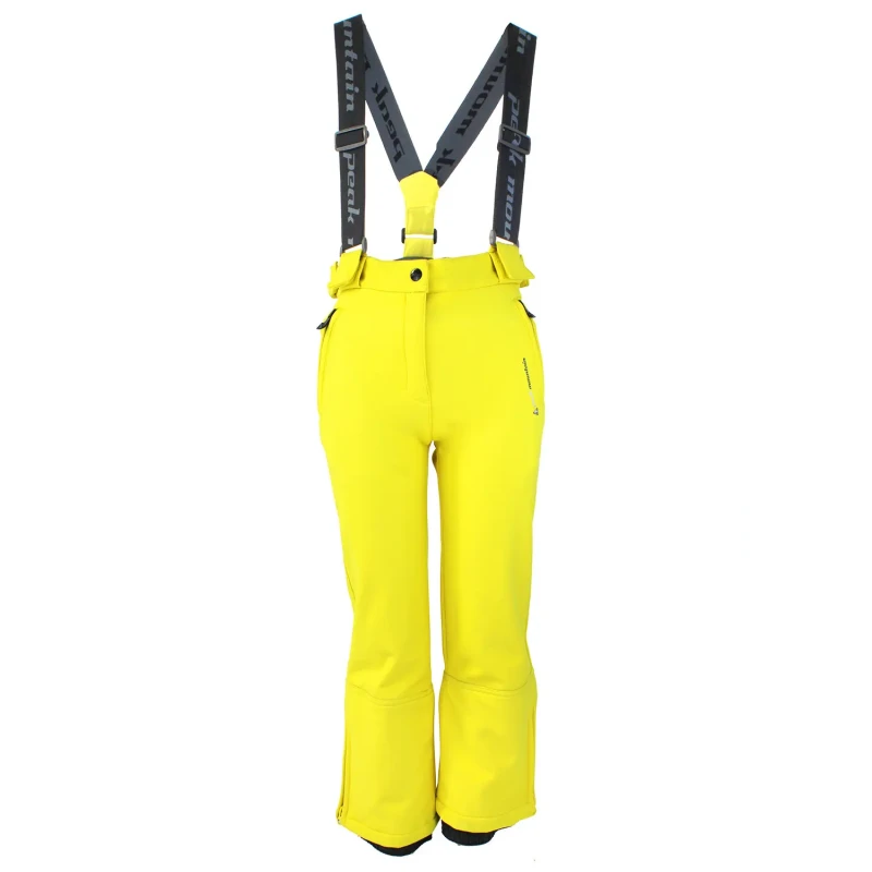 Image of Peak Mountain Girl's ski Trousers Peak Mountain Gashell Jaune Female 16 ans GASHELL/KS/1-JAUNE