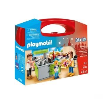 Image of Playmobil City Life Family Kitchen Carry Case