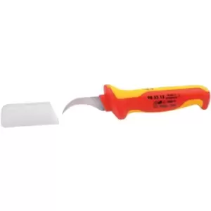 image of Draper Knipex 98 53 13 Fully Insulated Dismantling Knife, 180mm