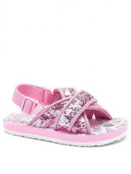 Image of Animal Toddler Girls Daisie Flip Flop - Pink, Size 8 Younger