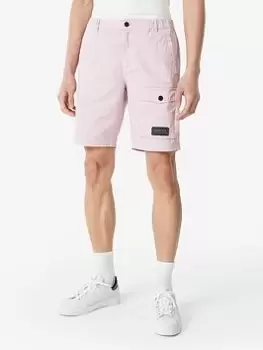 Image of Barbour International Cloud Pocket Shorts - Pink Size M Men