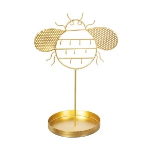 image of Sass & Belle Gold Bee Jewellery Stand