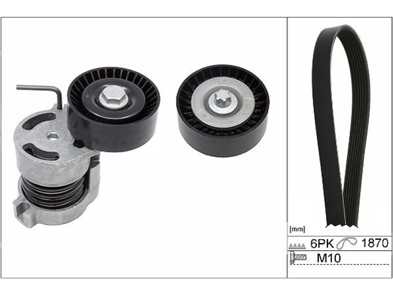 Image of V-Ribbed Belt Set INA 529 0044 10