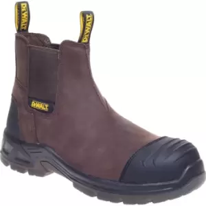 Image of DEWALT Grafton Waxy Safety Dealer Boots Brown Size 10
