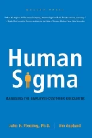 Image of human sigma managing the employee customer encounter