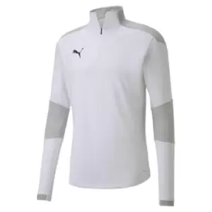 image of Puma Quarter Zip Training Top Mens - White