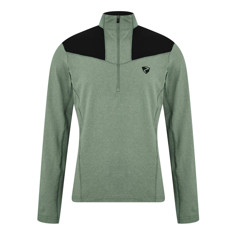 Image of Ziener Jonga Half Zip Fleece Mens - Green Green S