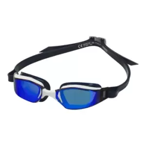 image of Aqua Sphere Phelps XCEED Titanium Mirror Goggles - Blue