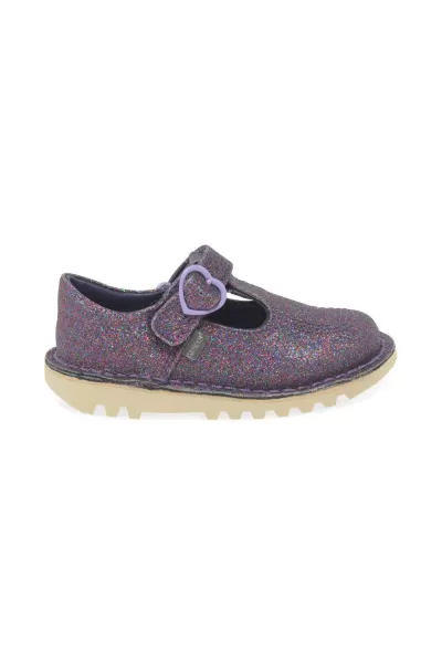 image of 'Kick T Bar Glitter' Infant Shoes