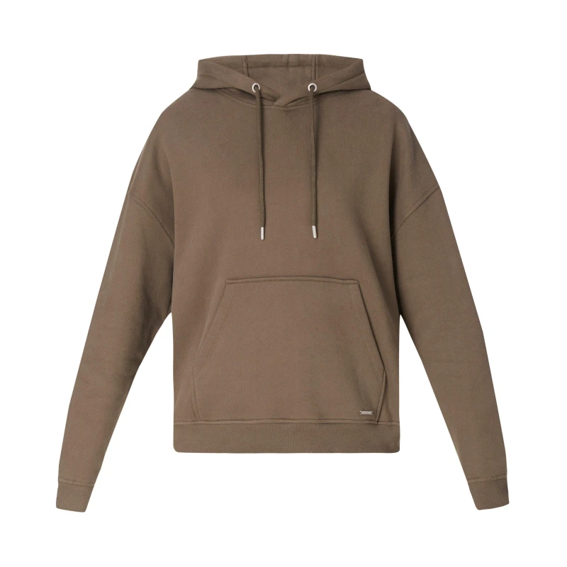 Image of Sweaty Betty Womens Brushed Pull Over Hoodie dark timber female 14 (L)