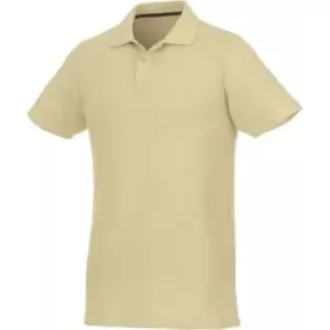 Image of Elevate Mens Helios Short Sleeve Polo Shirt (L) (Light Grey)