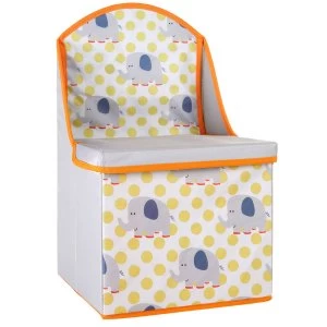 image of Premier Housewares Storage Box / Seat Elephant Design Kids