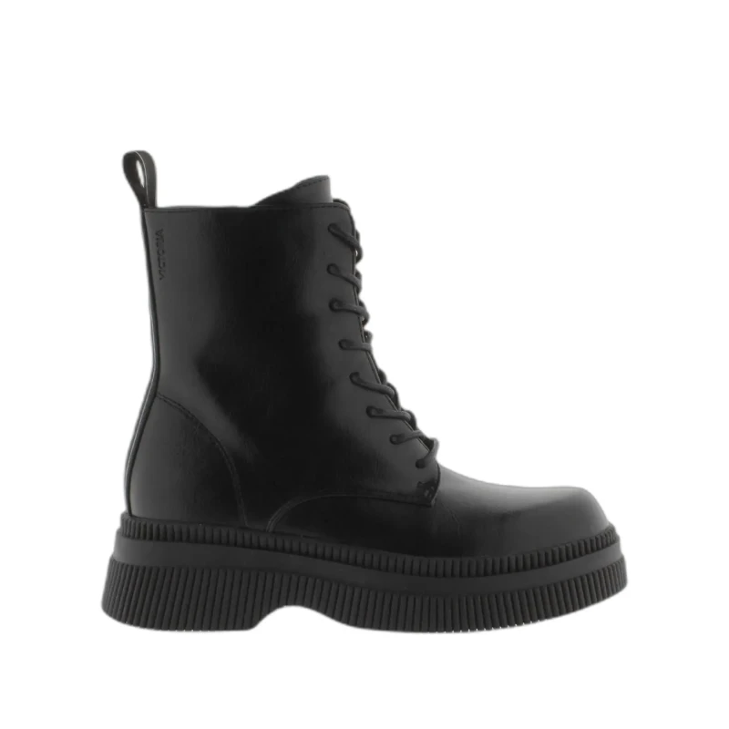 Image of Victoria Womens ankle boots Victoria Dublin Cordones Efecto Piel Noir Female 41